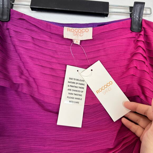 Rococo Sand Strapless Dress in Vibrant Purple - Picture 9 of 9